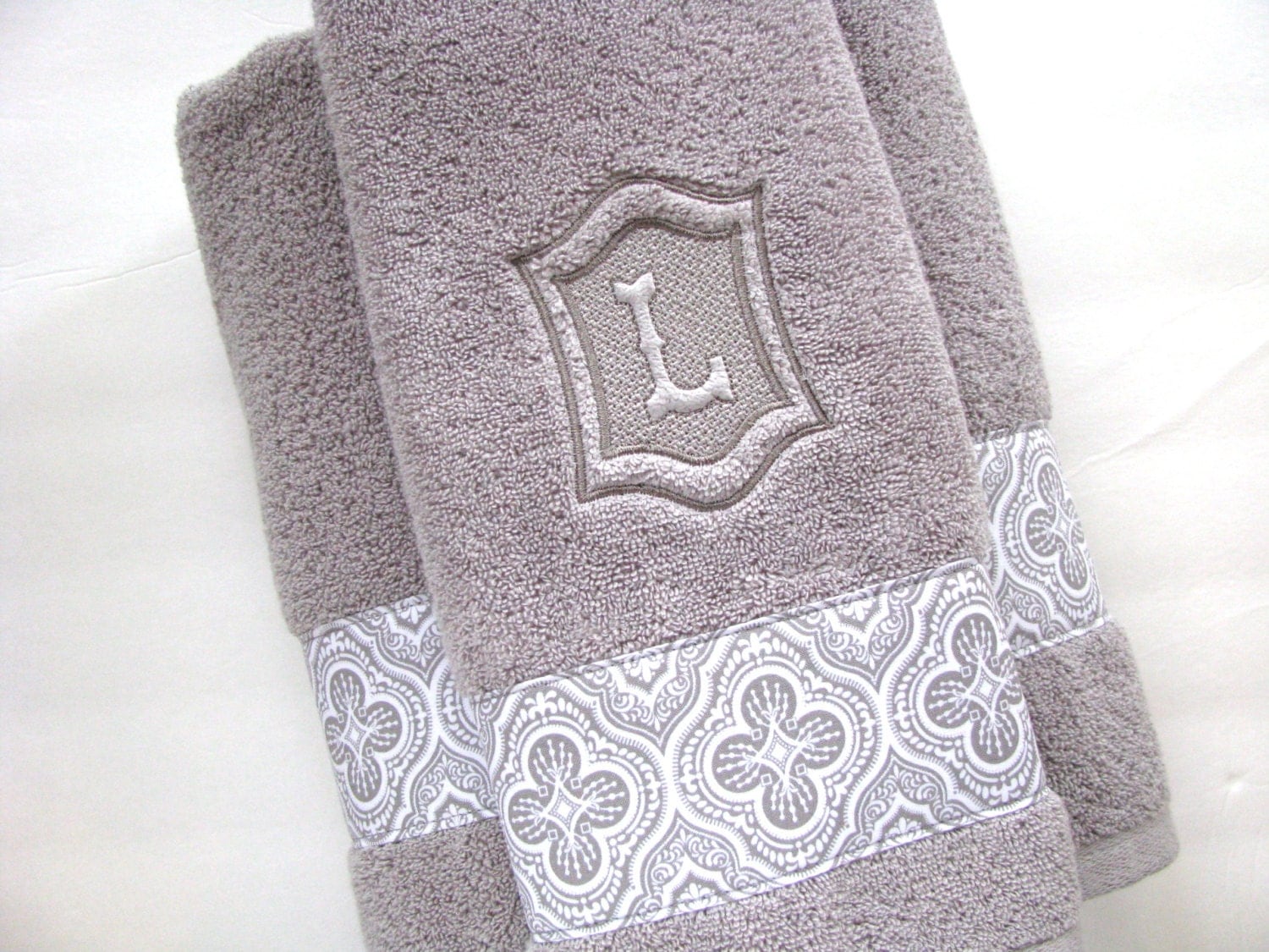 Personalized Towels hand towel bathroom personalized gift
