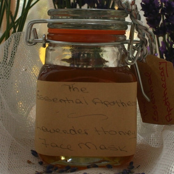 Organic Raw Lavender Honey Face Mask by EssentialApothecary