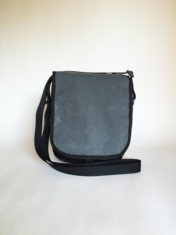 canvas wax coat Day Gray Bag, Purse, Canvas Travel Mini Waxed Style Slate Messenger