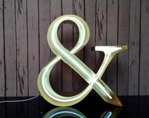Unique ampersand related items | Etsy