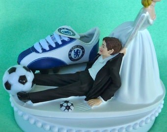 Wedding cake toppers soccer