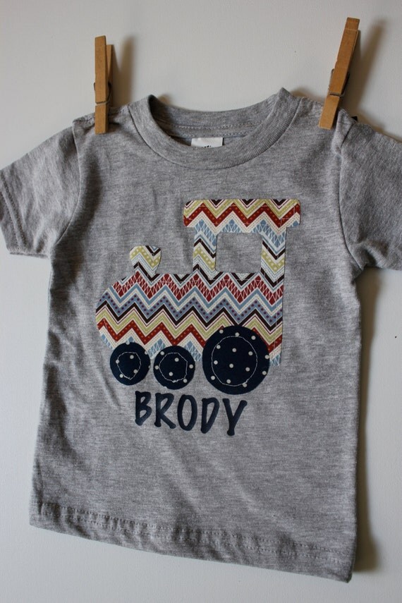 Train Applique Shirt Personalized Train by CustomSweetDesigns