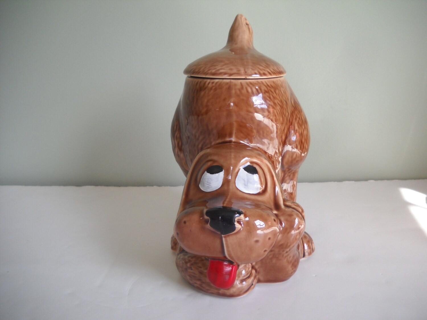 Reserved McCoy Hound Cookie Jar or Dog Treat Container Made