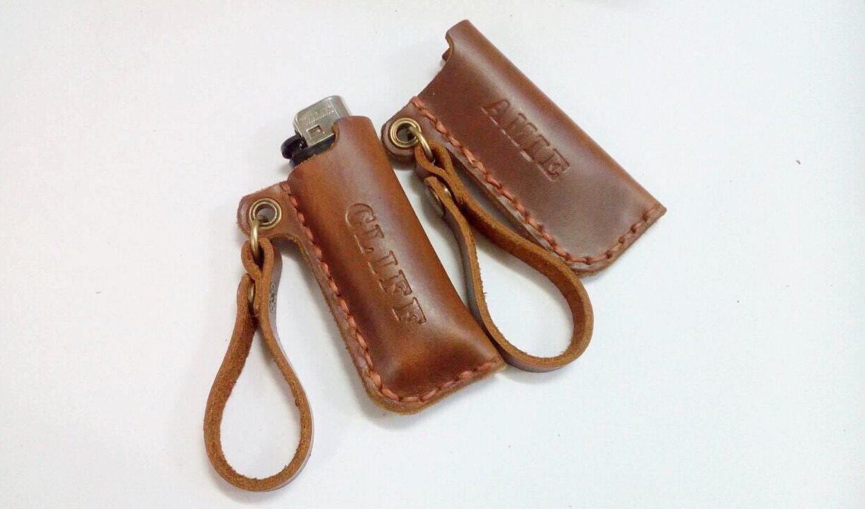 Leather Lighter Case Bic lighter case Bic case Bic lighter