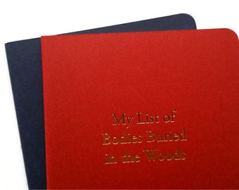 Set of Any 3 Large Notebooks - Funny Notebooks, Jotters, Journals, Diaries, Cahiers - Lined A5 Journals