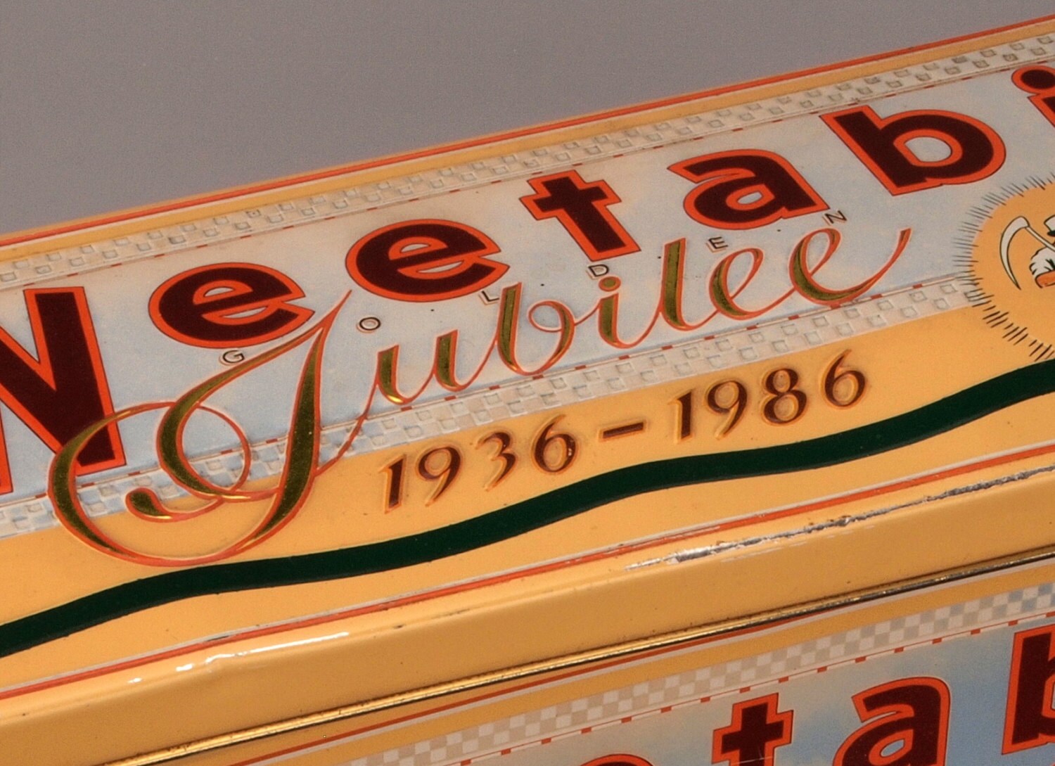 Vintage Weetabix Tin Commemorative Jubilee 1936 to 1986