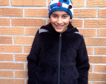 R2D2 Halloween Costume Winter hat comiccon
