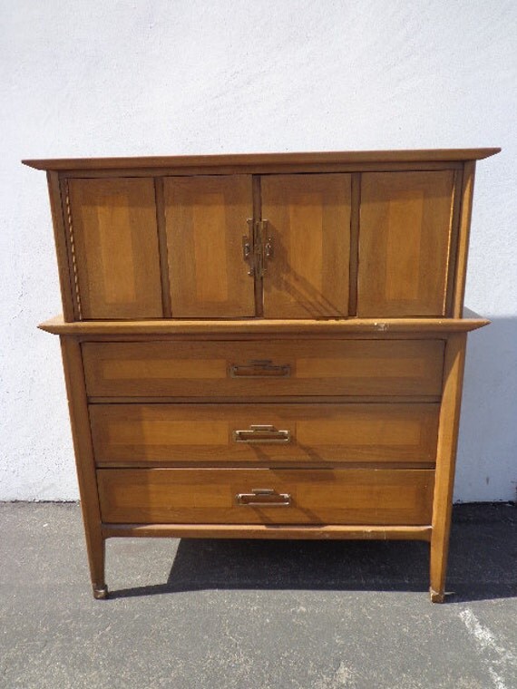 Dresser White Furniture Gentleman's Chest of Drawers Mid