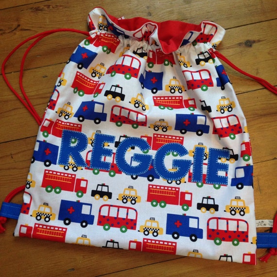 School Bag Gym Bag PE Kit Bag Back to by TwinkleTwinkleBabies