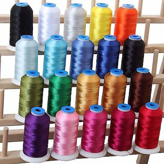 Items similar to Polyester Machine Embroidery Thread Set 20 Essential ...