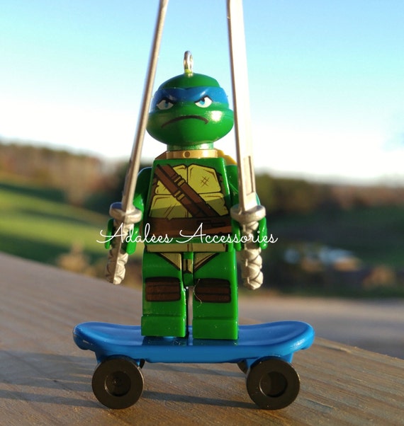 tmnt lego keychain