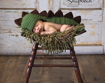 Newborn Dinosaur Photo Prop, Dinosaur, Baby Dinosaur Hat, Diaper Cover, Photography Prop, Photo Prop, Dinosaur Diaper Cover, Newborn, Baby