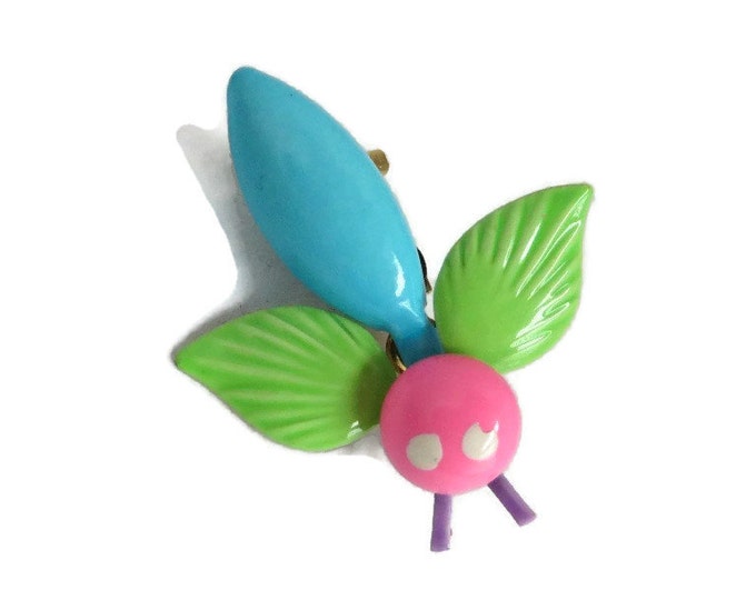ON SALE! Pastel Enamel Bee Pin, Blue, Green, Pink Metal Pin