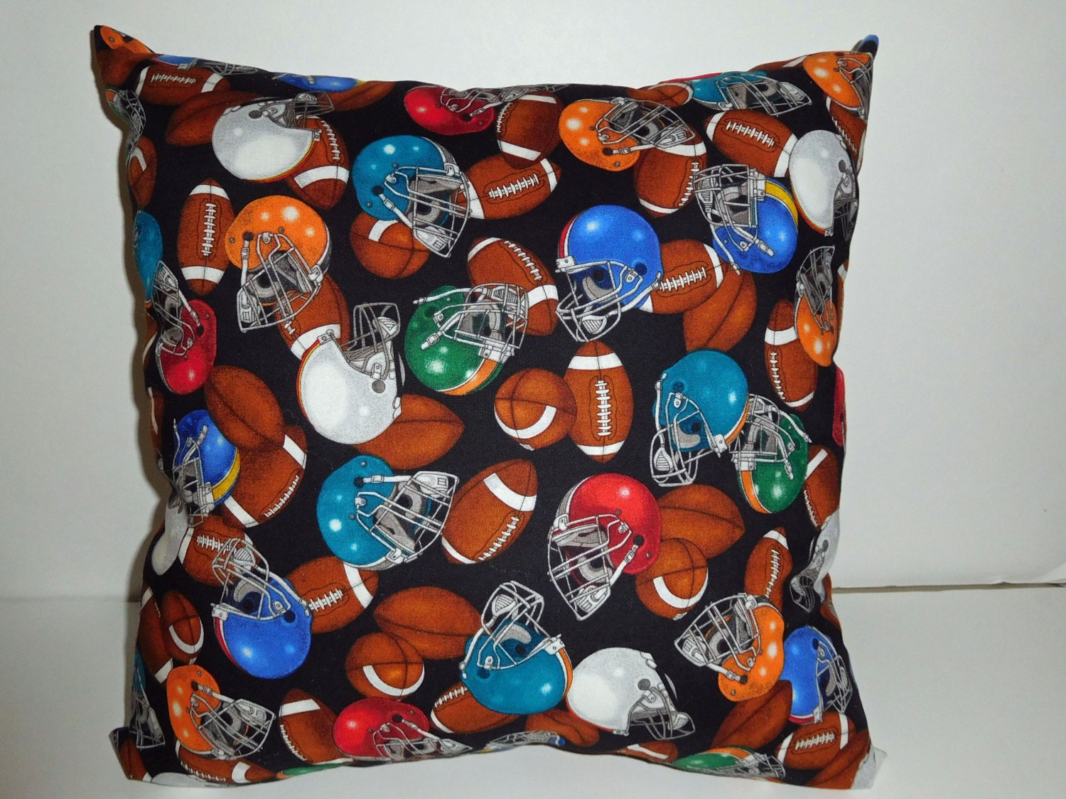 Football Pillow Handmade Football Throw pillow football