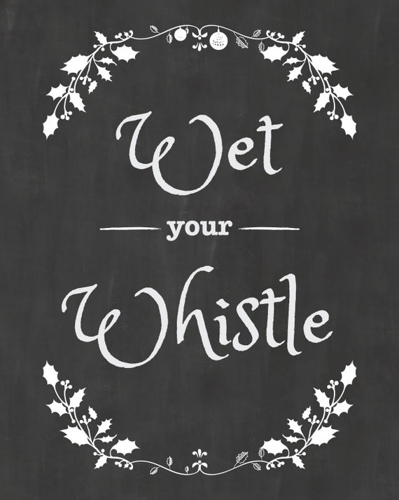 Printable Wet your Whistle Bar Sign