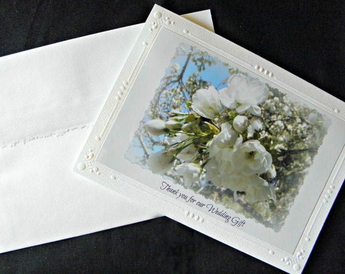 THANK YOU for Wedding Gift; handcrafted greeting card created by Pam of Pam's Fab Photos,