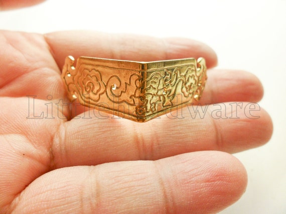 Solid Brass Made: 4Pcs High quality Beautiful by LittleHardware
