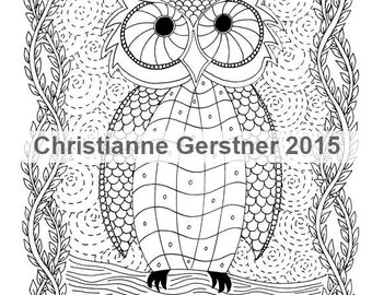 instant digital download march into spring coloring page