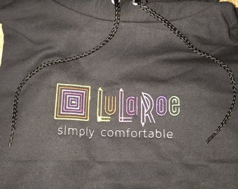 LuLaRoe Embroidered Hoodie LLR Sweatshirt LuLa Roe Embroidered Hoodie
