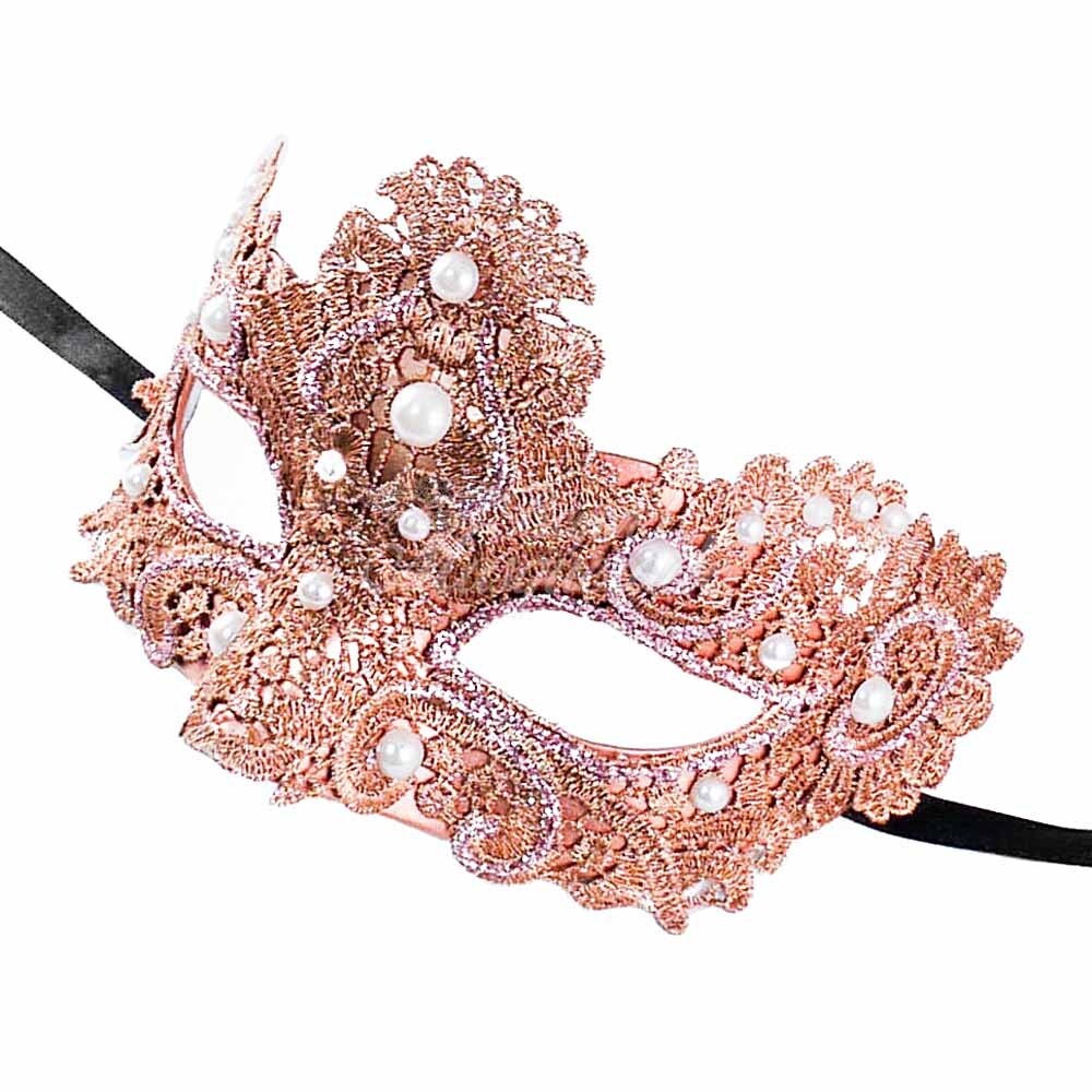 Rose Gold Masquerade Mask Masquerade Mask Masquerade by 4everstore
