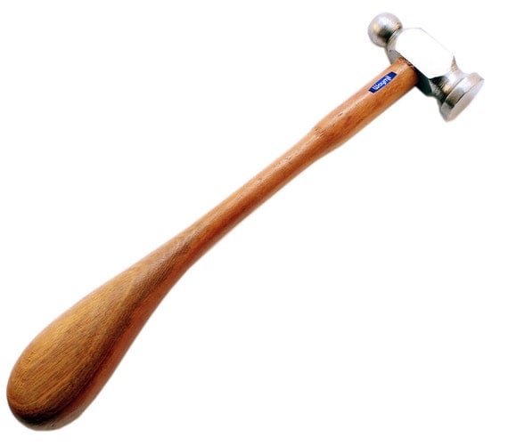 Chasing Hammer 11/4 Flat Face Jewelry Metalwork by Waymil on Etsy