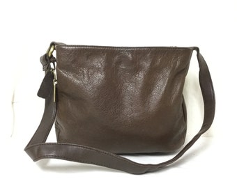 Rolfs leather purse, bag,brownLeather, Shoulder Bag,Brown leather Purse