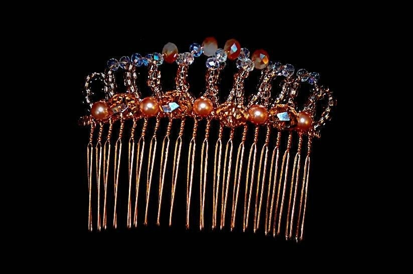 Decorative combs. . . Hair Comb by janicestreasure on Etsy