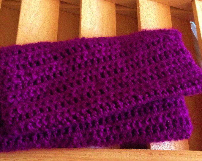 CLEARANCE! magenta wool blend cowl