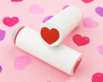 Heart mini stamps/Lüttje stamp (dark) - Ø 1,1 cm