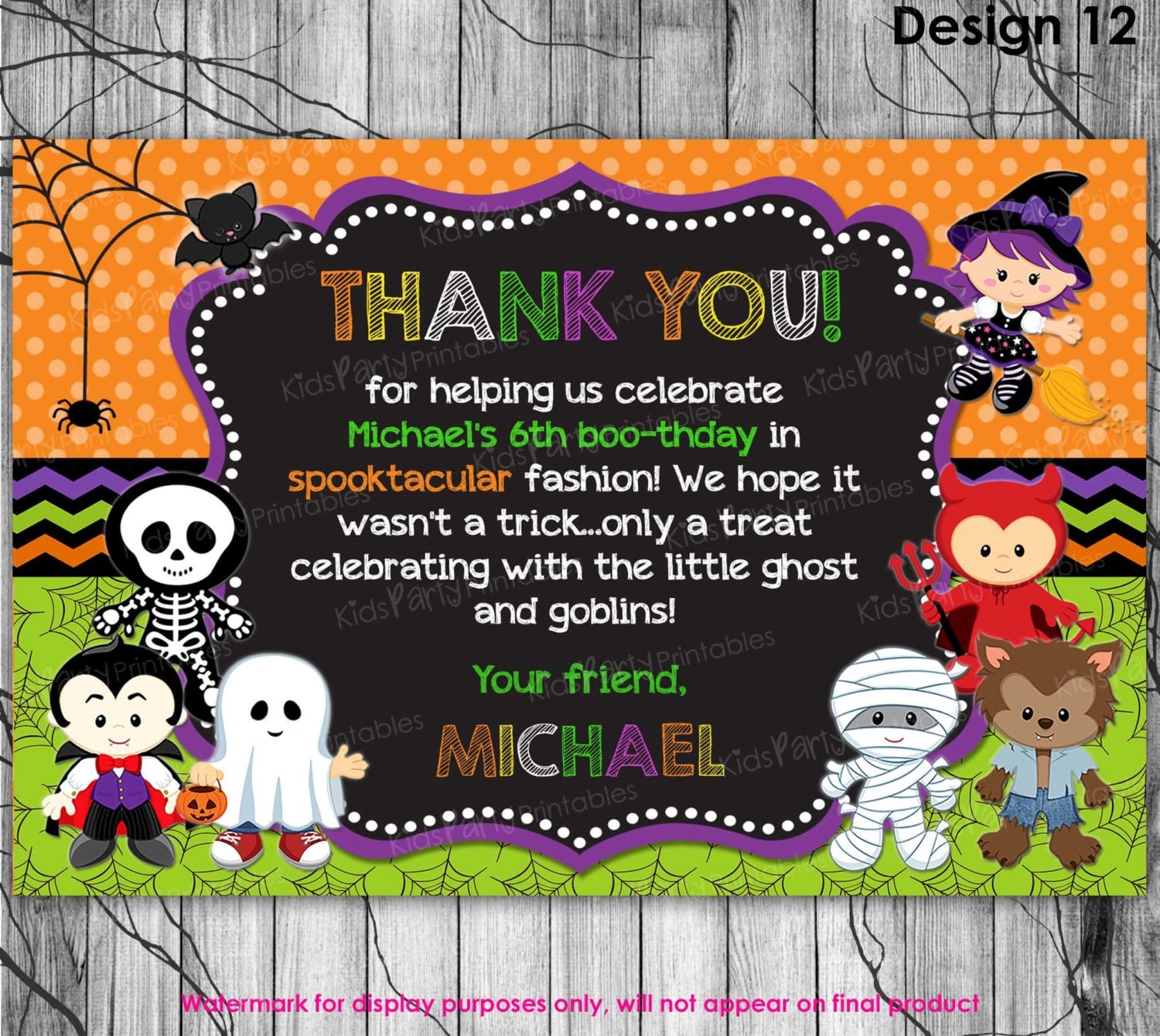 Printable Halloween Thank You Cards Printable Word Searches
