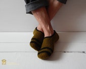 Mens Slippers, Mens House Slippers, Teen Boy Slippers, Gift for Dad, Gift for Men, Gift for Him, Fathers Day, Crochet