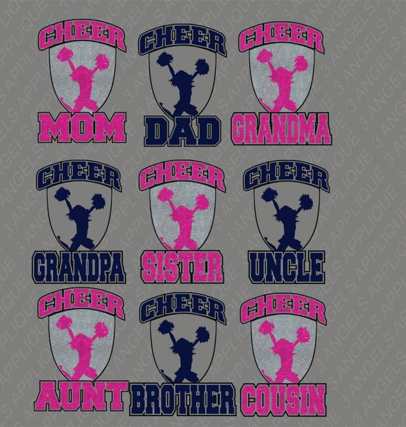 Download Cheer Family Multi Pack SVG Cutter Design INSTANT DOWNLOAD