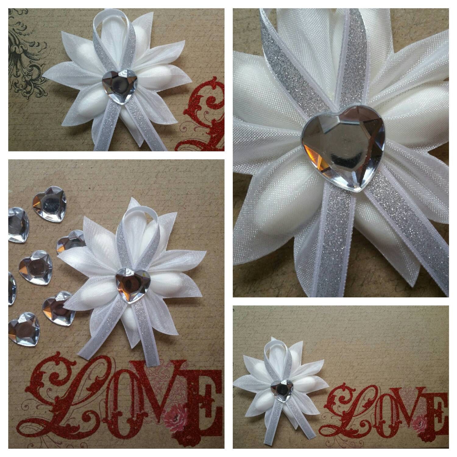 Confetti ribbon Italian wedding favor by AthenasFavorMeAlways