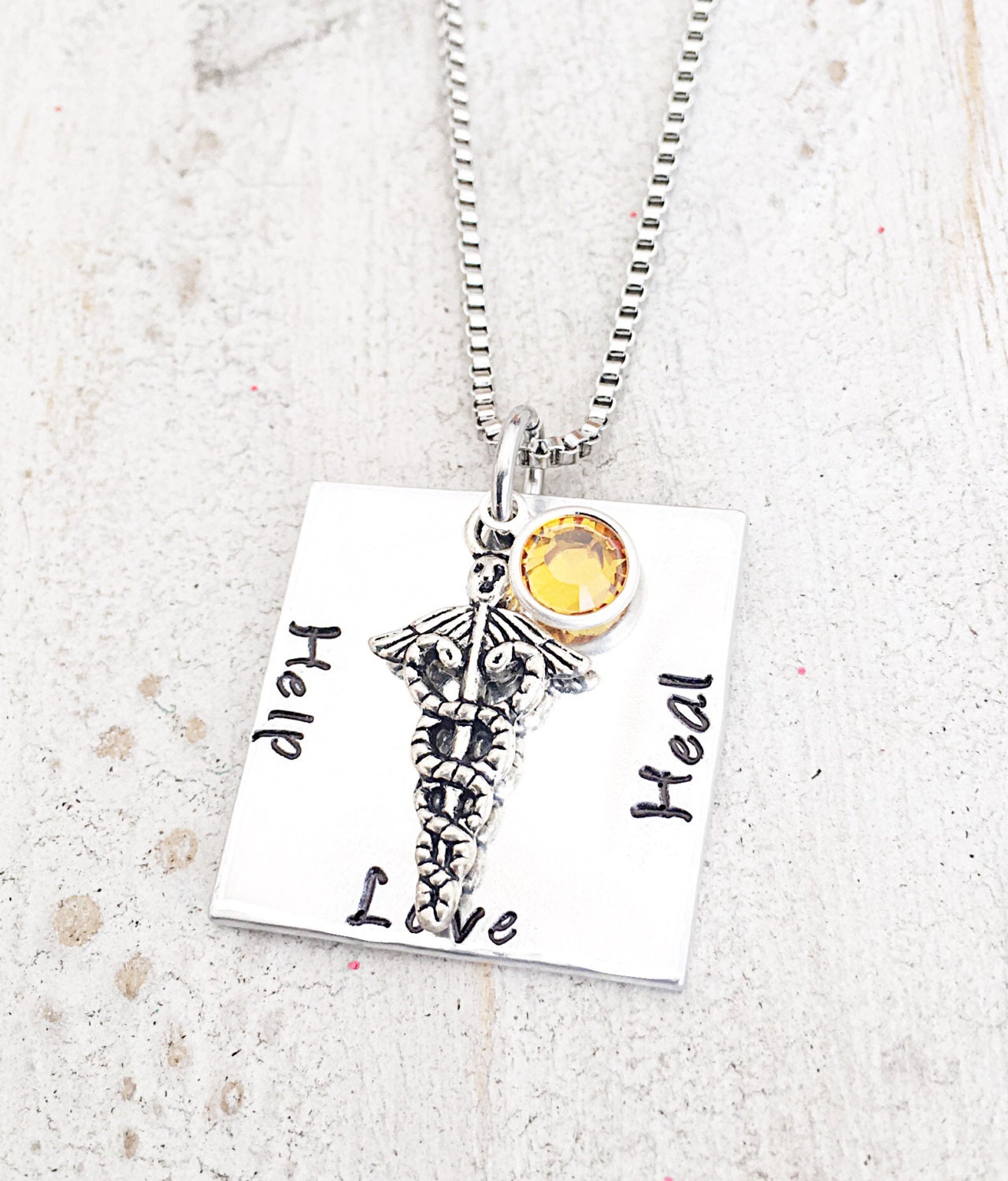 Nurses Charm Necklace Personalized Nurses Jewelry Nurses