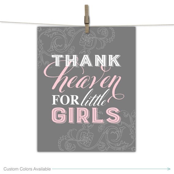 girls nursery quotes art prints pink and gray nursery