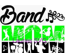 Popular items for band mom svg on Etsy