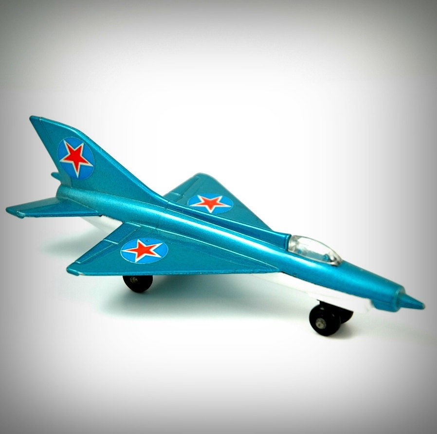 Matchbox Skybuster 6 Mig 21 Jet Fighter by VintageItemExchange