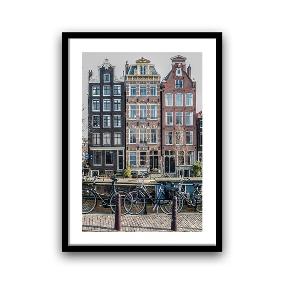 Bedroom Wall Decor Amsterdam photography Canal Houses 5x7