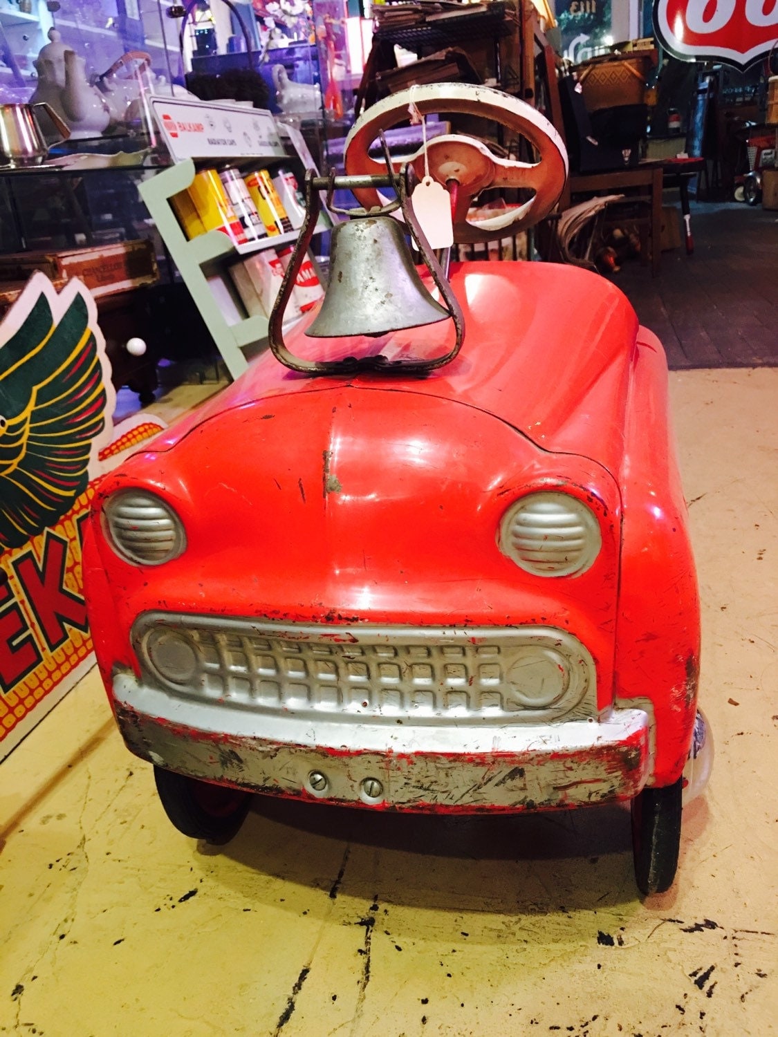 Vintage Exceptional Condition Murray Fire Chief Pedal Car