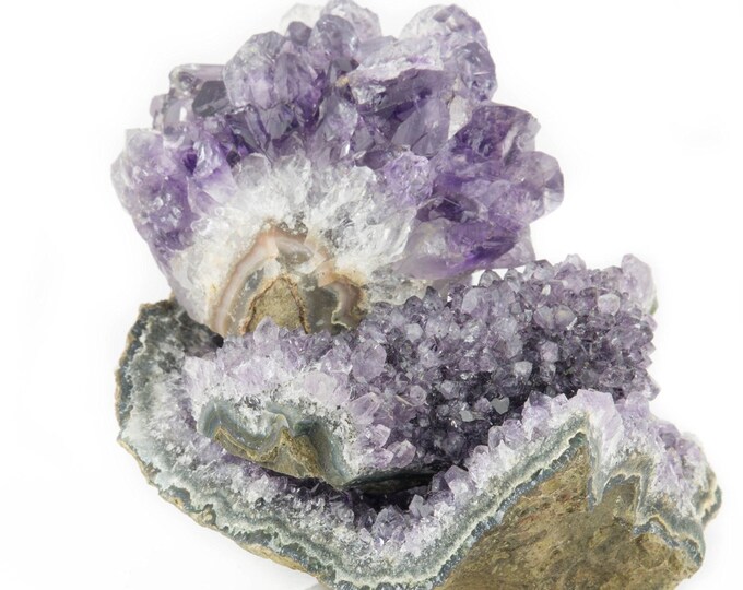 Amethyst Geode Cluster for Home Decor and Reiki Trinity