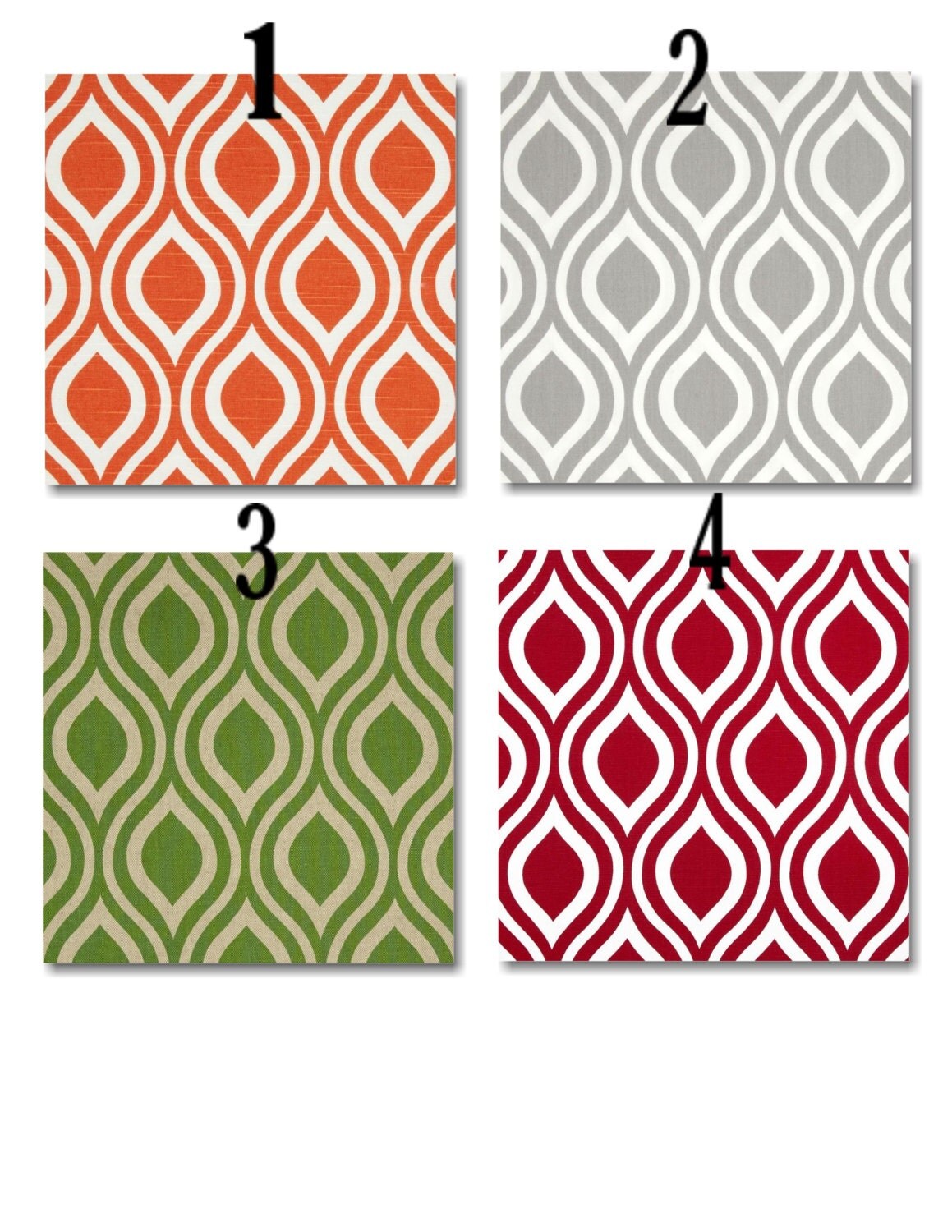 Kitchen/Dining Chair Cushions/With Ties/Set by AHappyLittlePlace