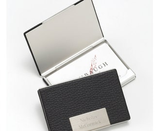 Personalized Business Card Case - Monogrammed business Card Case - Gifts for Him - Gifts for Dad - GC279