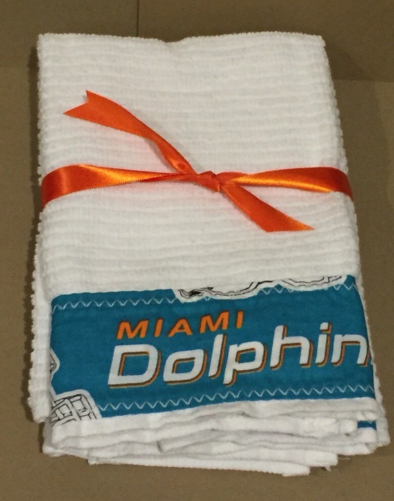 Miami Dolphin Hand Towels