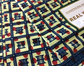 Half metre of African Fabric -115cm x 50cm / African Wax Fabric / Ankara Fabric