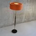 Stunning 1960’s Belgian standard lamp with fluted shade