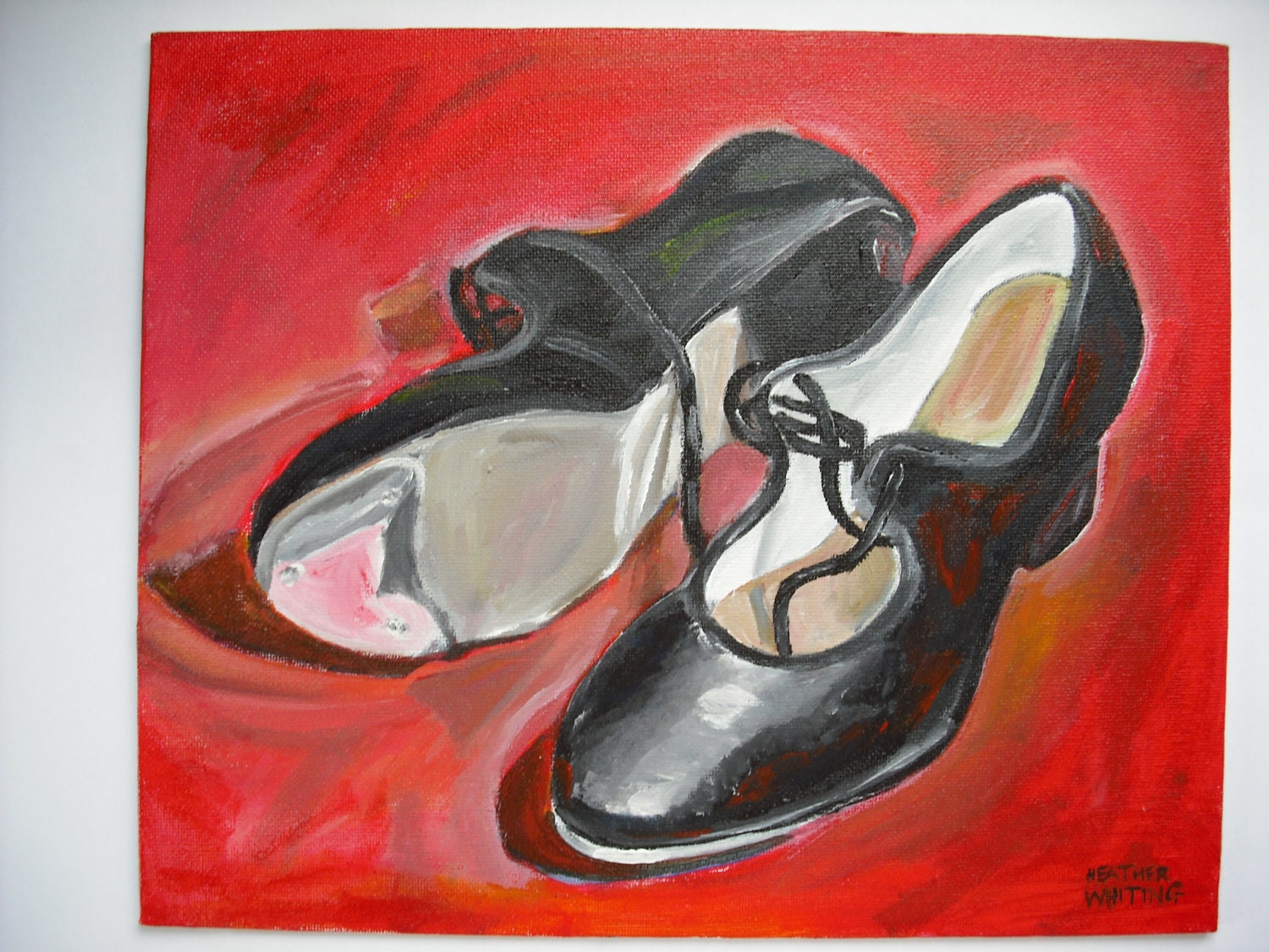 Painting Tap Dancing Shoes