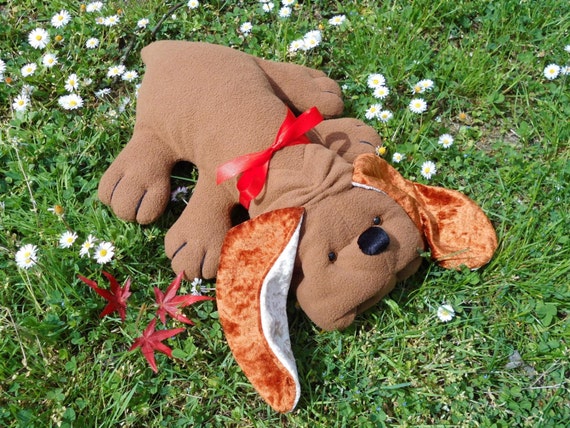 brown stuffed dog toy