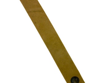 Leather Cuff Natural 1" Wide with 2 Snaps (LE2011)