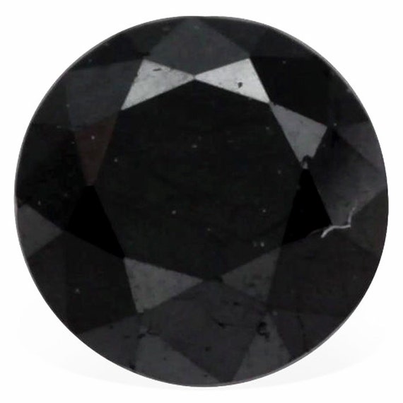 1.01 Cts Rare Black Diamond Untreated Natural Color Loose