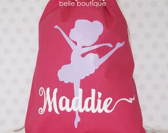 Personalized Dancer Ballet bag, Dance bag, Dance Gifts, Dance recital gift, Kids dance bag, Dancer ballet recital gift, Dancer Ballet gift